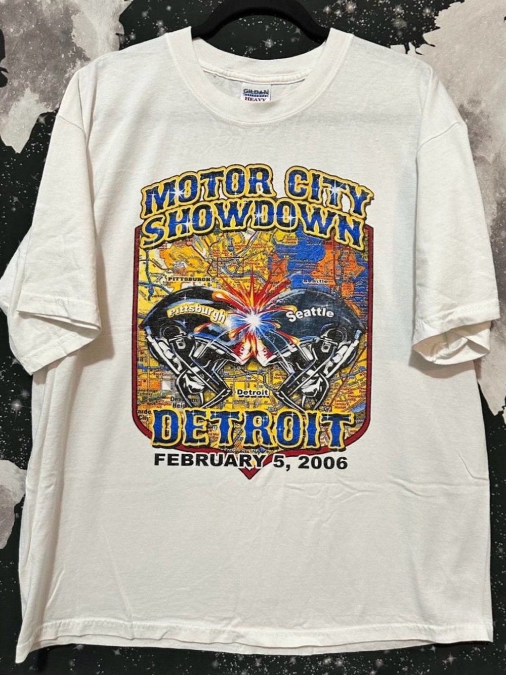 Super Bowl XL Motor City Showdown Football Shirt
